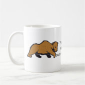Brown Bearのスカウト芸術的リーダーに感謝 コーヒーマグカップ (左)