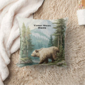 Brown Bear クッション (ブランケット)