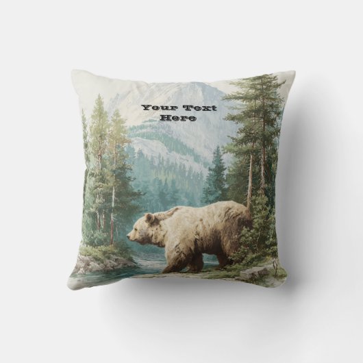 Brown Bear クッション (裏面)