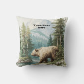 Brown Bear クッション (正面)