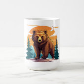Brown bear コーヒーマグカップ (中央)