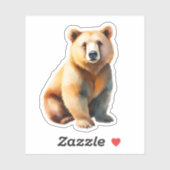 Brown Bear シール (シート)