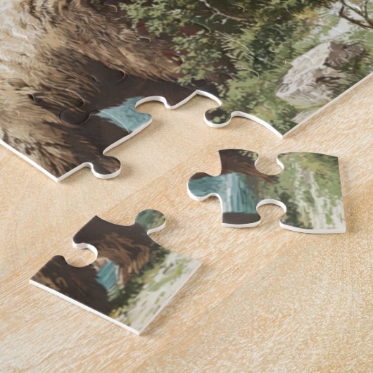 Brown Bear ジグソーパズル (側面)