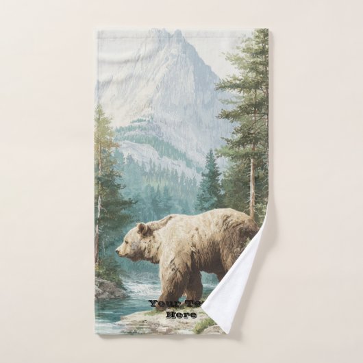 Brown Bear バスタオルセット (ハンドタオル)