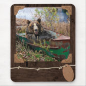 Brown Bear マウスパッド (正面)