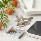 Brown Bear Catches Red Salmon キーホルダー (側面)