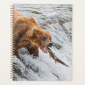 Brown Bear Catches Red Salmon プランナー手帳 (正面)