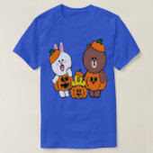Brown bear cony bunny rabbit duck pumpkins tシャツ (デザイン正面)