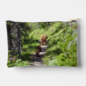 Brown Bear Family アクセサリーポーチ (裏面)