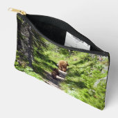 Brown Bear Family アクセサリーポーチ (見開き)