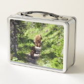 Brown Bear Family メタルランチボックス (裏面)