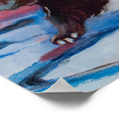 Brown Bear In Utah, Rocks by the歩く ポスター (角)