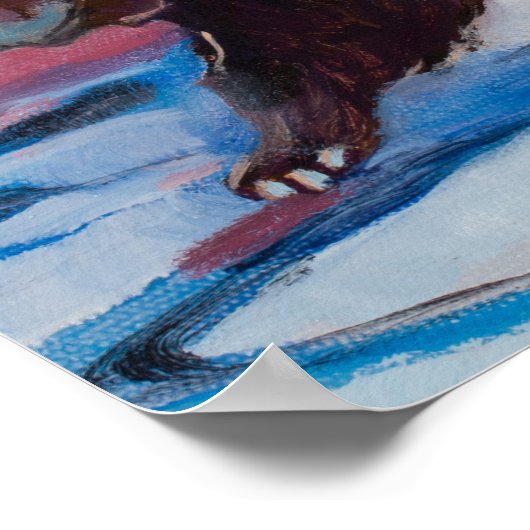 Brown Bear In Utah, Rocks by the歩く ポスター (角)