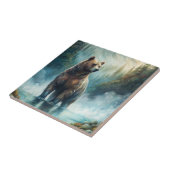 Brown Bear Square Paper Coaster タイル (側面)
