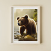 Brown Bear Wildlife Portrait  ポスター