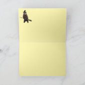 Brown Bear Witch Halloween Card シーズンカード (内部)