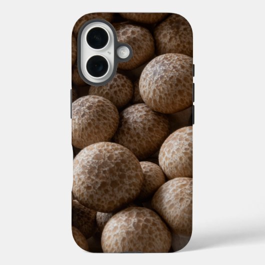 Brown beech mushroom (Hypsizygus Marmoreus)    fun Case-Mate iPhoneケース (裏面)