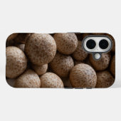 Brown beech mushroom (Hypsizygus Marmoreus)    fun Case-Mate iPhoneケース (裏面 (横))