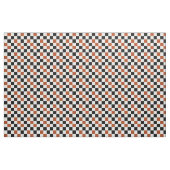 Brown Black White Checkered Pattern Design  ファブリック (ヤード)