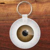 Brown Bloodshot Eyeball Key Chain キーホルダー (正面)