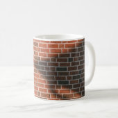 Brown brick wall コーヒーマグカップ (正面右)