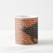 Brown brick wall コーヒーマグカップ (中央)