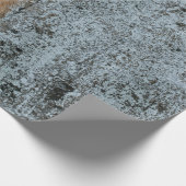 Brown bricked wall ラッピングペーパー (角)