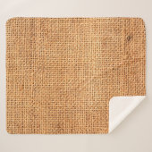 Brown burlap cloth background or sack cloth シェルパブランケット (正面(横))
