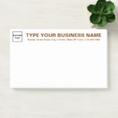 Brown Business Brand文字の見出し(大) ポストイット (オフィス)