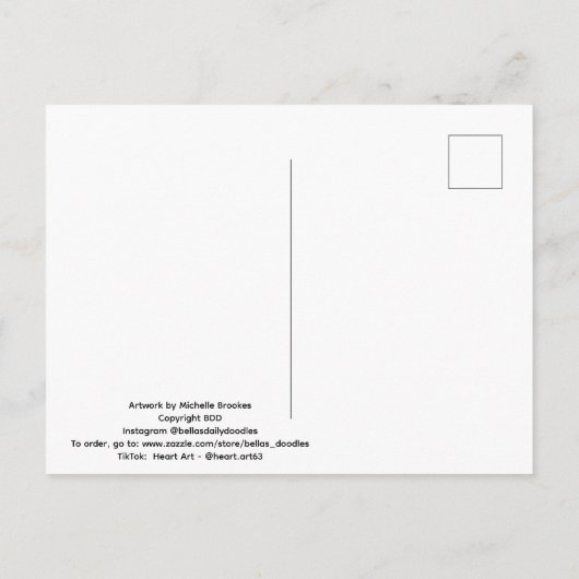 Brown Butterflies ポストカード (裏面)