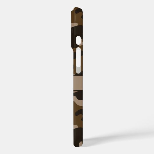 Brown Camouflage Personalized Case-Mate iPhoneケース (裏面 / 左)