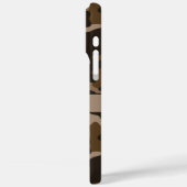Brown Camouflage Personalized Case-Mate iPhoneケース (裏面 / 左)