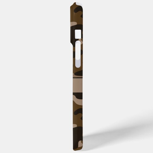 Brown Camouflage Personalized Case-Mate iPhoneケース (裏面 / 左)