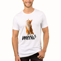 Brown Cat Looking Up T-Shirt | Cute Feline Unisex 