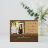 Brown Circle日付カードの保存 案内ポストカード (スタンド正面)