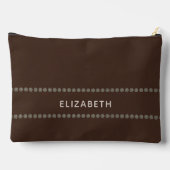 Brown Clutch Bag, Classic Rustic Style, for her アクセサリーポーチ (裏面)