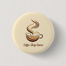 Brown Coffee espressoエレガントビジネスロゴショップ