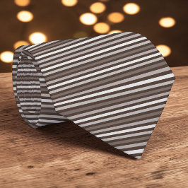Brown Color Stripes Necktie ネクタイ