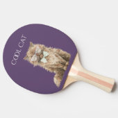 Brown Cool Cat Glasses   卓球ラケット (横)