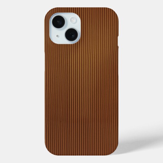 Brown Corduroyリアル写真パターン Case-Mate iPhoneケース (裏面)