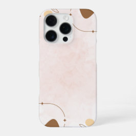 Brown Cream Aesthetic Floral Linktree | iPhone 16 Proケース