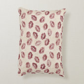 Brown Cream Hearts アクセントクッション (裏面(縦))