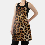 Brown Cream Leopard Animal  エプロン (インサイチュ)