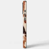 Brown Cream Southwest Cowhide Christmas Case-Mate iPhoneケース (裏面 / 左)