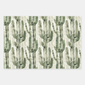 Brown Cream Tribal Native Feathers Birthday ラッピングペーパーシート (正面2)