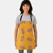 Brown dancing ballerina bear エプロン (インサイチュ)