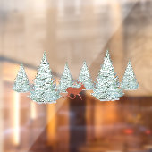 Brown Deer under Snow Covered Spruce Trees   ウィンドウサイン (シート2)