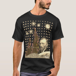 BROWN design Unique Artistic Van Gogh Tシャツ