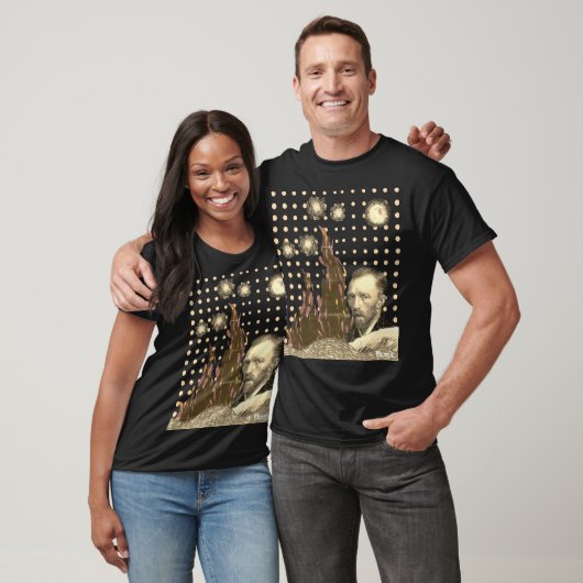 BROWN design Unique Artistic Van Gogh Tシャツ (ユニセックス)