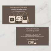 Brown Designerファッションアクセサリバッグ 名刺 (正面/裏面)